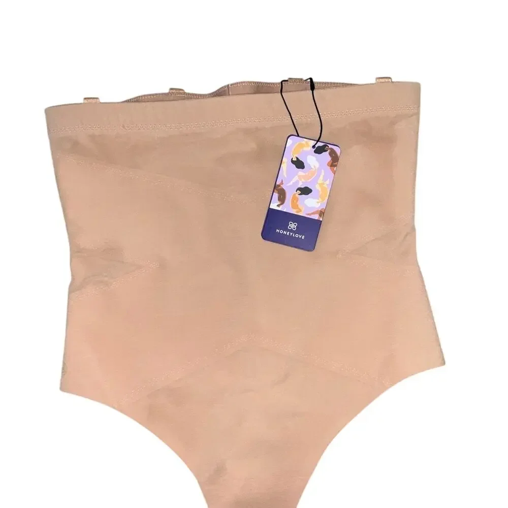 Honeylove SuperPower Thong  High Waist Tummy Control Shapewear Panty NWT M